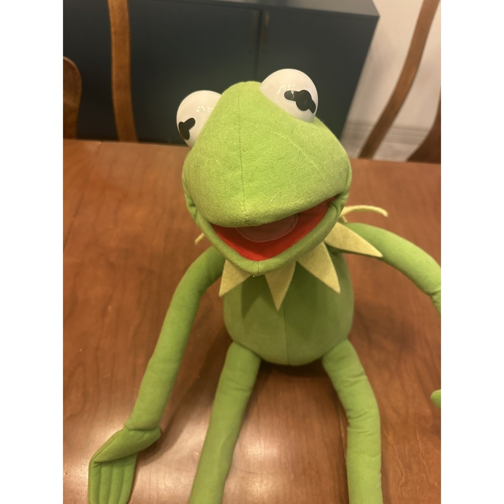Nanco Kermit The Frog Vintage approximately 24" Plush Muppets Jim Henson's - Picture 3 of 4